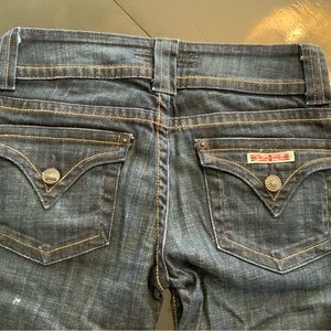 Hudson Retro Flare Leg Flap Pocket Jeans